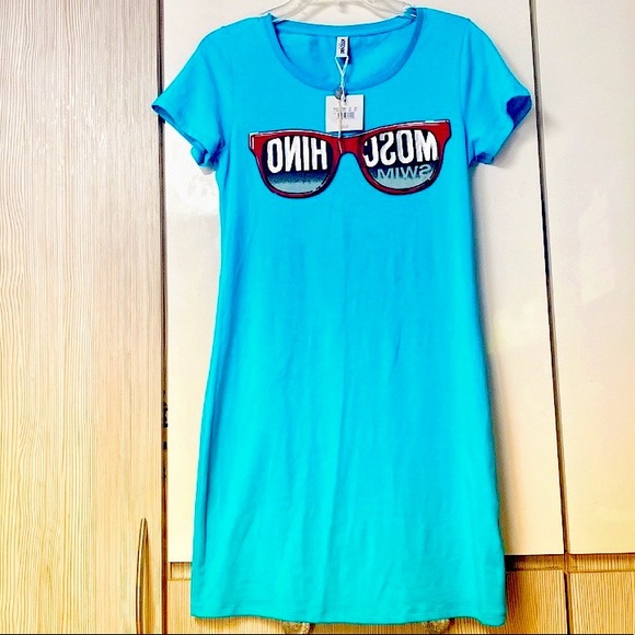 Moschino turquoise sunglasses summer dress authentic - Picture 12 of 12
